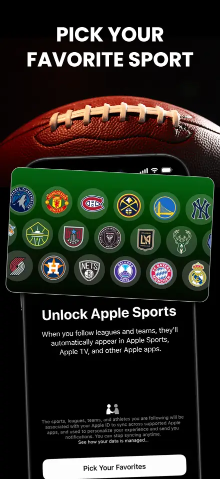 Apple Sports App screenshot 3