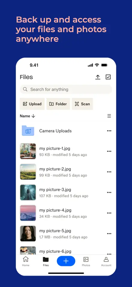 Dropbox Old screenshot 1