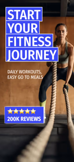 Fitness App Template #2, screenshot 1
